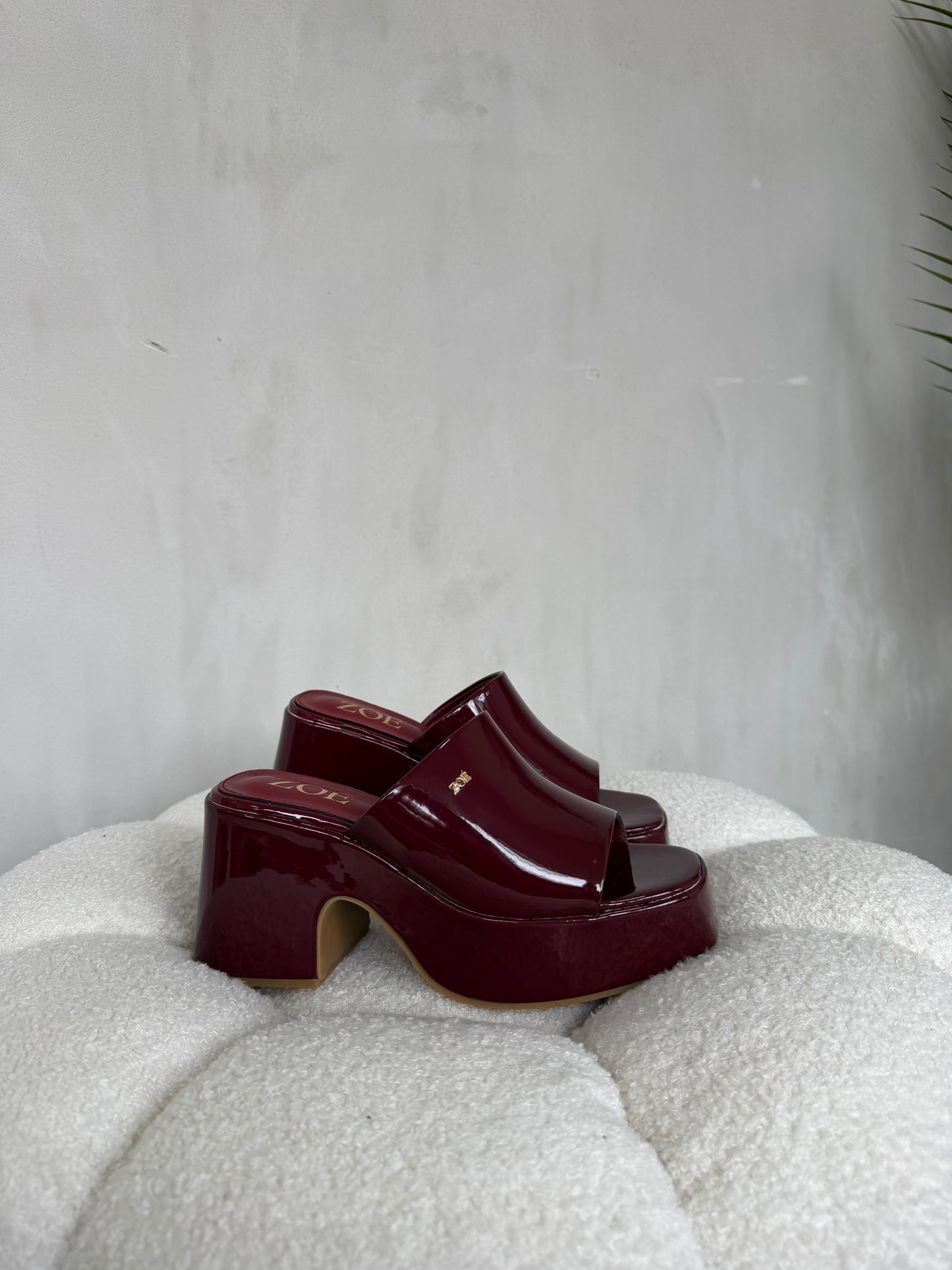 Sandalias 14918 z016 burgundy