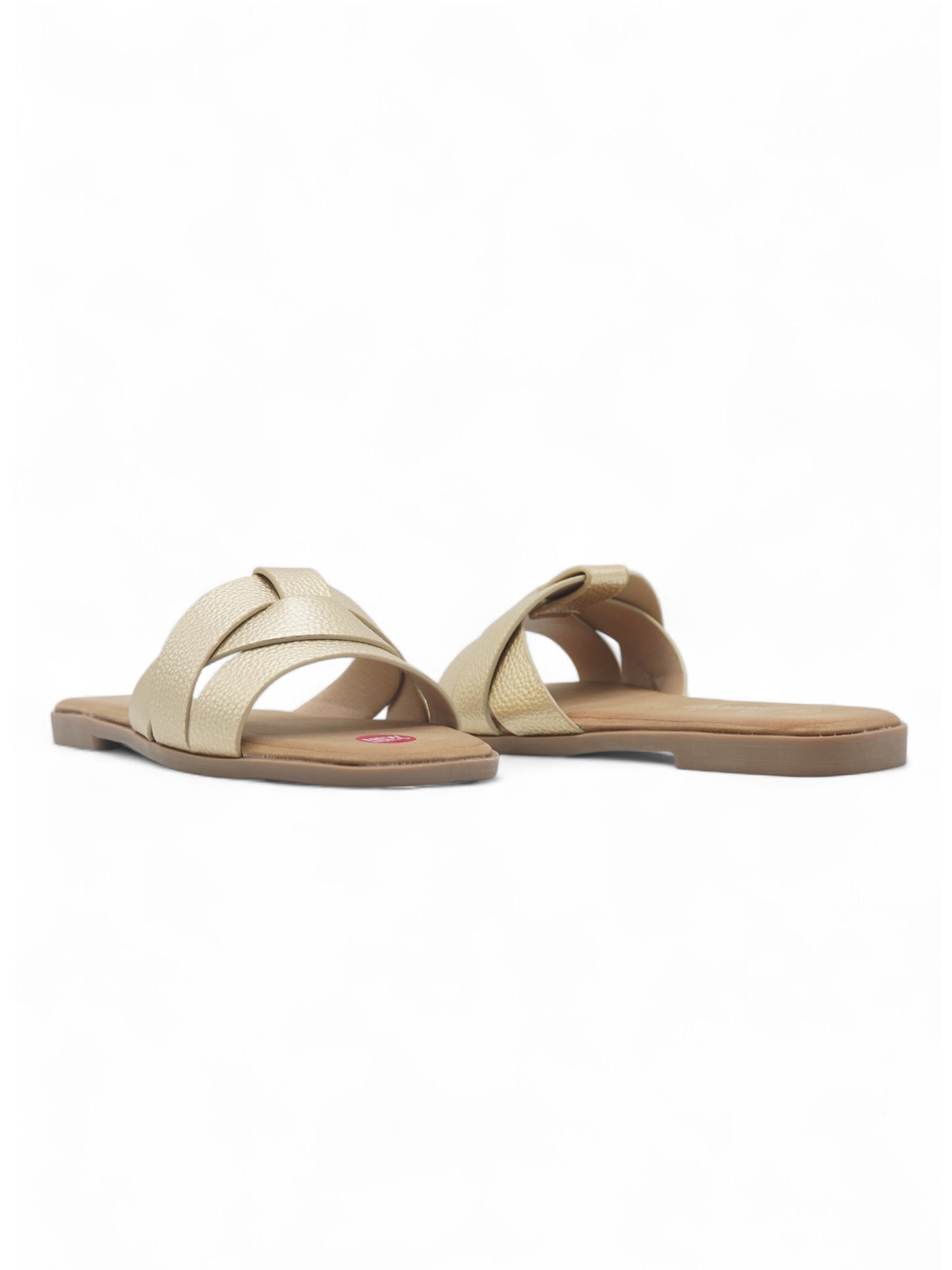 14021-Sandalias Planas de Mujer con Diseño Entrelazado