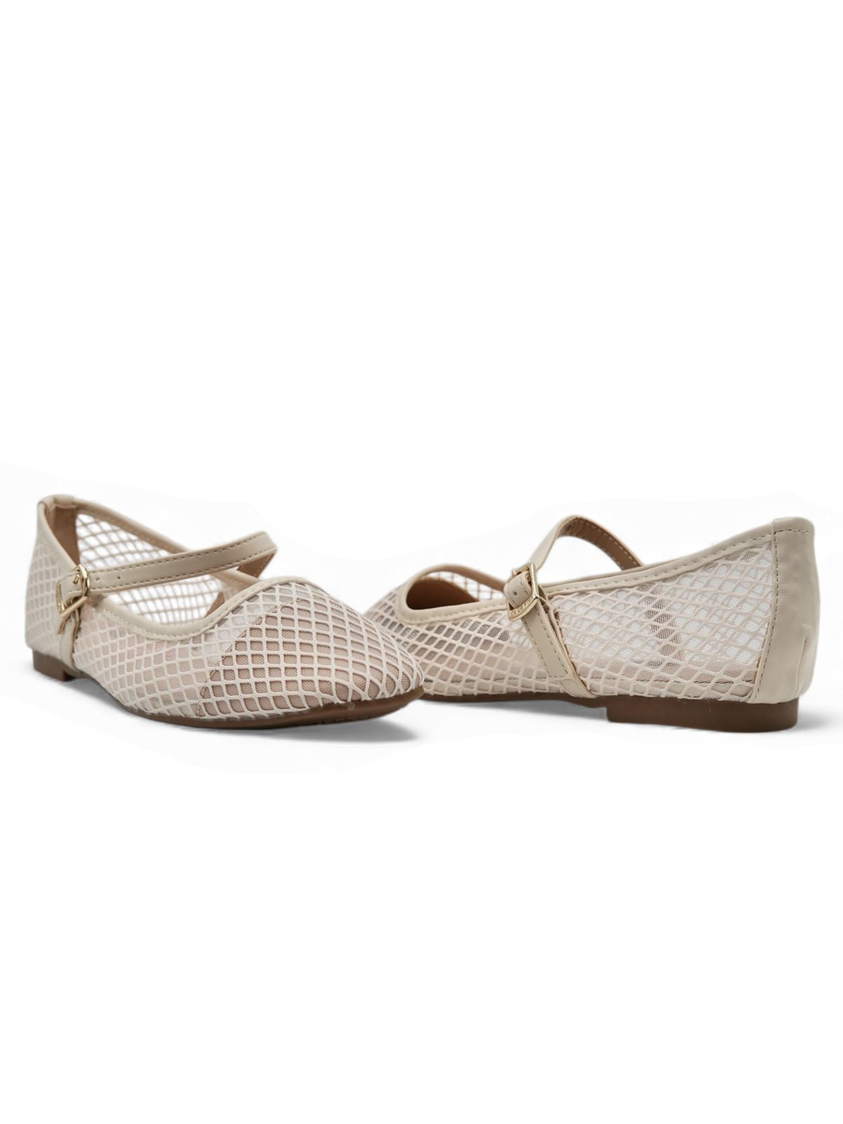 13765 - Bailarinas de Malla en Rosa con Punta Satinada