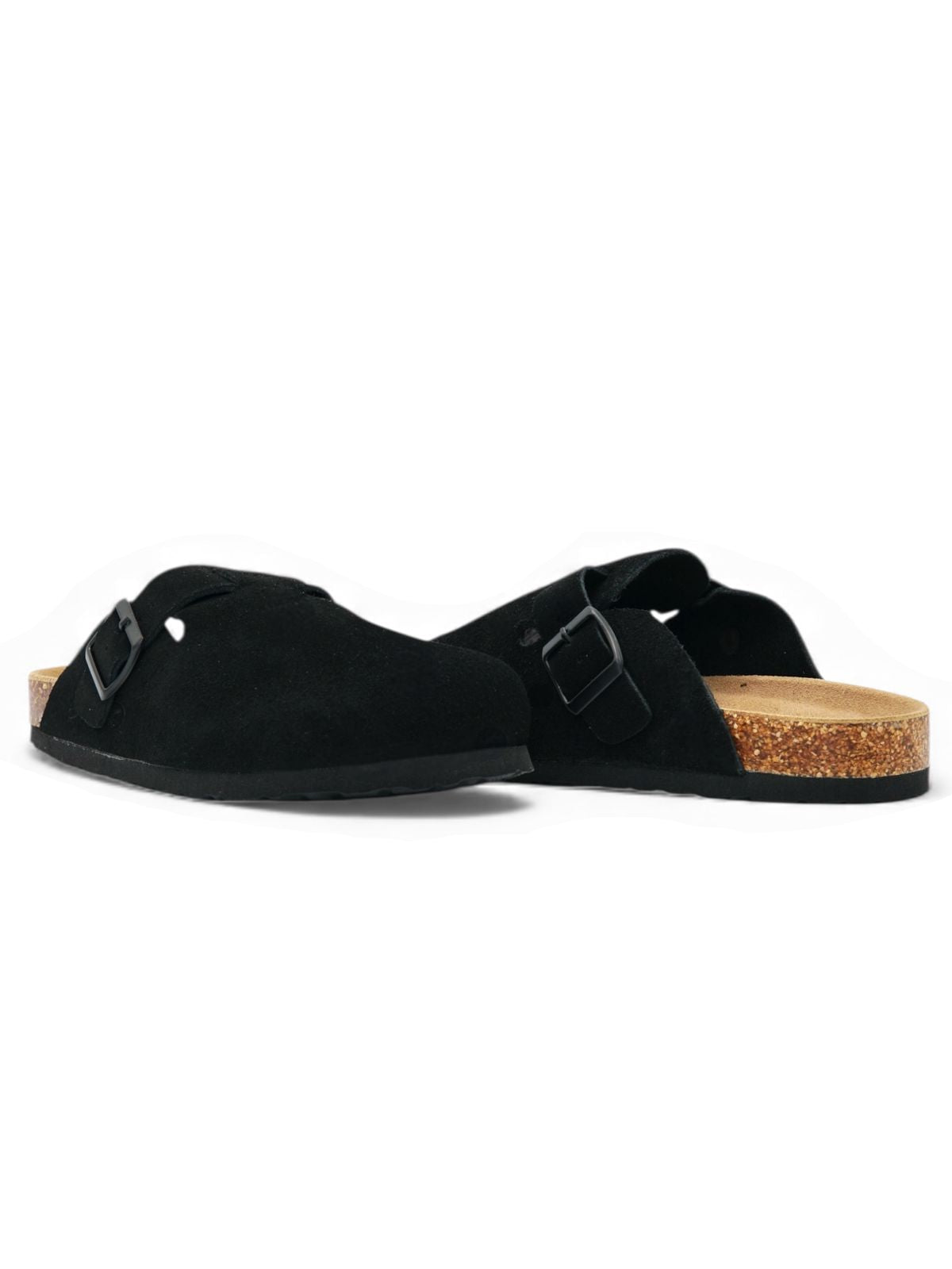 14372 – Sandalias tipo zueco color negro Unisex | Boston Zoé Shoes