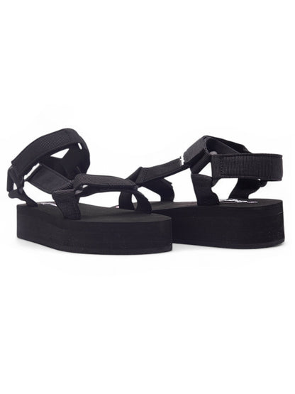 14055 - Sandalias Rosadas con Plataforma