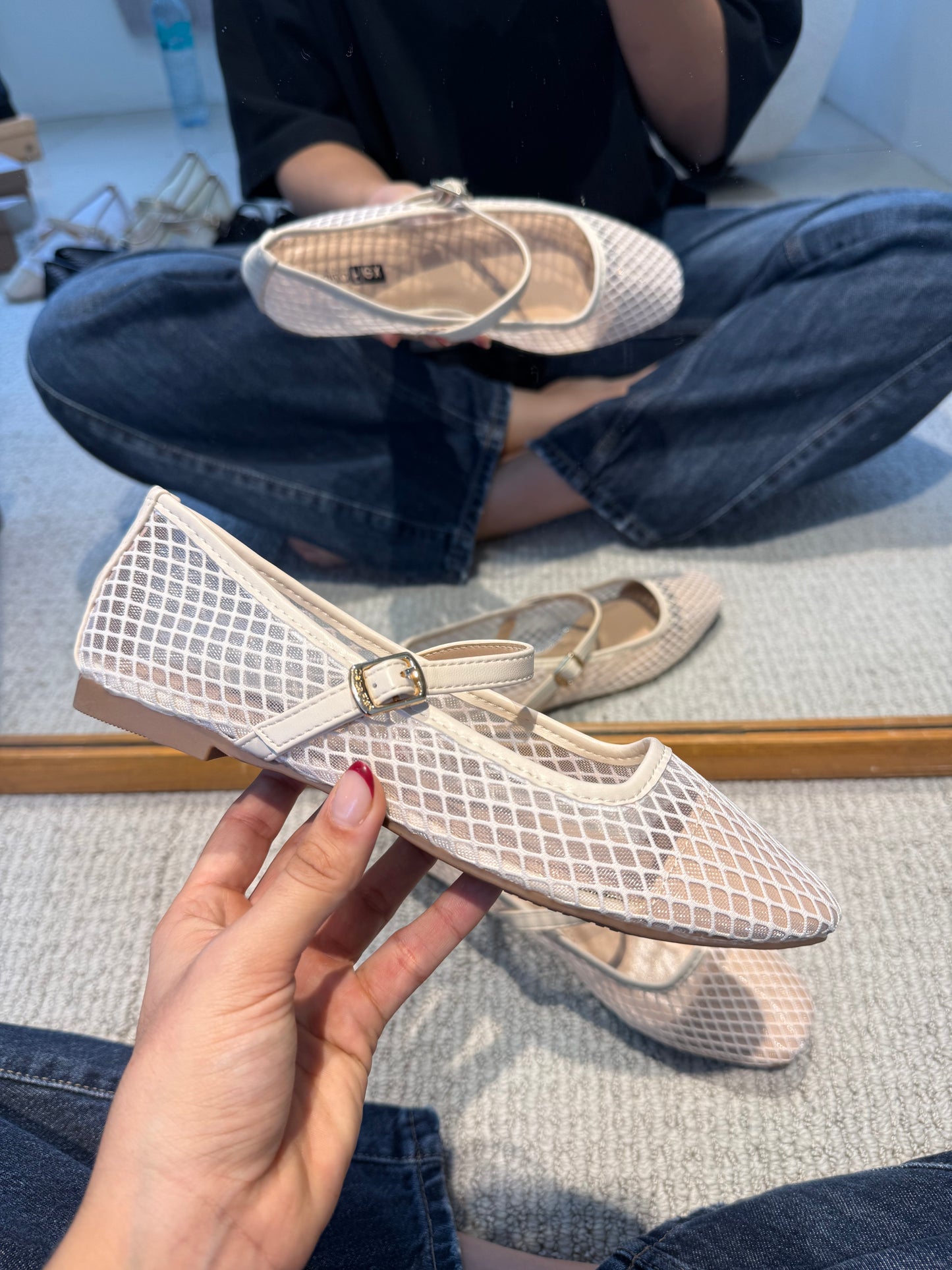 Bailarinas Beige 13765 Hebilla Mary Jane Casual de mujer Zoé Brand Costa Rica