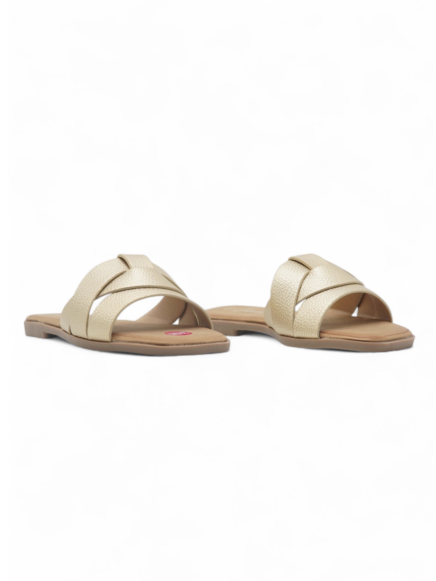 14021-Sandalias Planas de Mujer con Diseño Entrelazado