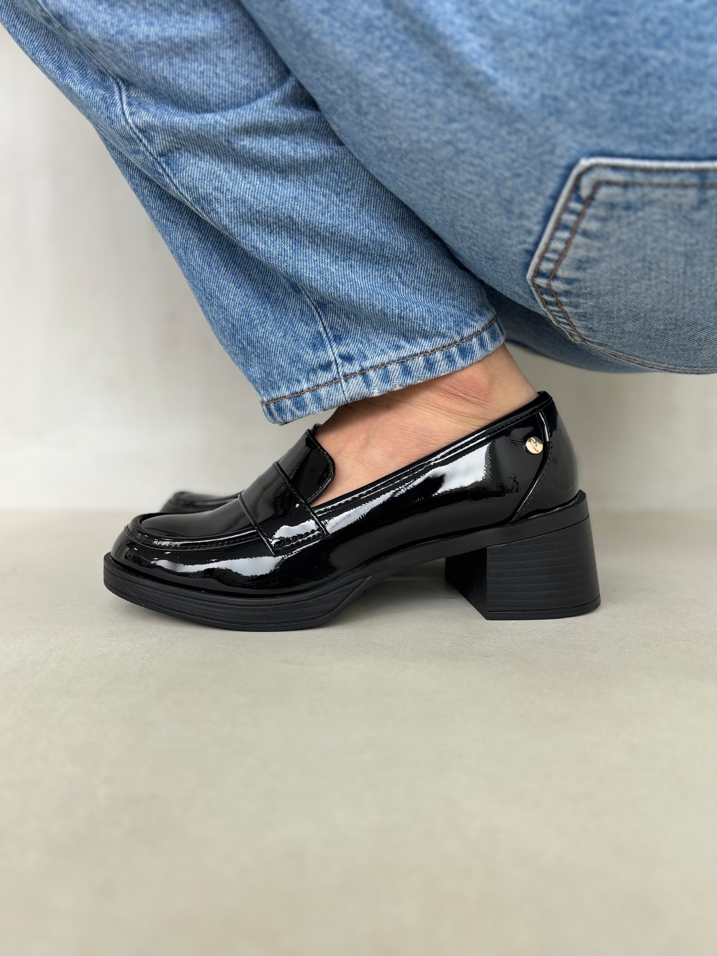 14002 - Mocasines de Tacón