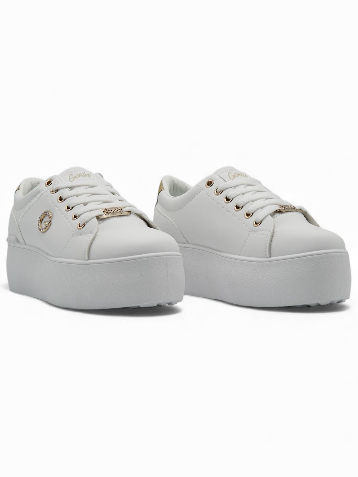 14302/GP14875/A/WHTGD/WHITE GOLD/GOSSIP/10--25/CALZATO SA/Zapatillas de Damas/ZM