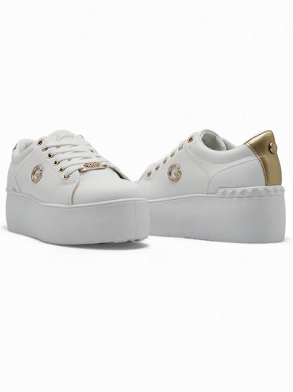 14302/GP14875/A/WHTGD/WHITE GOLD/GOSSIP/10--25/CALZATO SA/Zapatillas de Damas/ZM