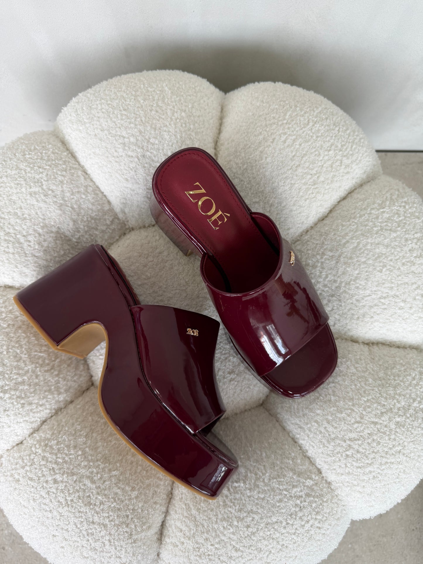 Sandalias 14918 z016 burgundy
