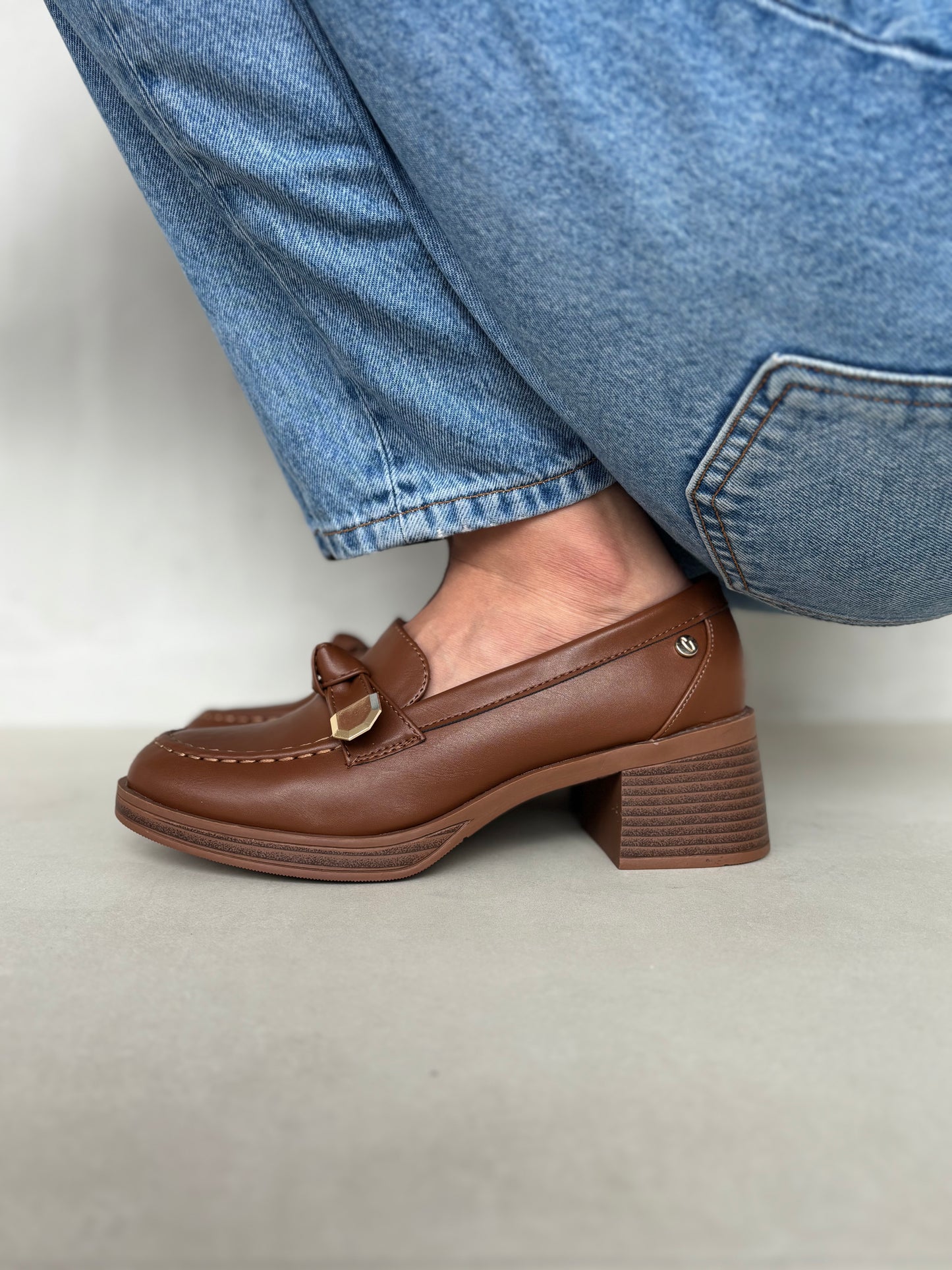 14007 - Mocasines de Tacón