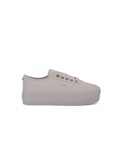 13996 - Tenis para Mujer en Blanco con Plataforma