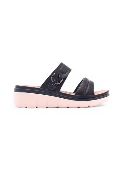 14029 - Sandalias con Plataforma y Doble Hebilla