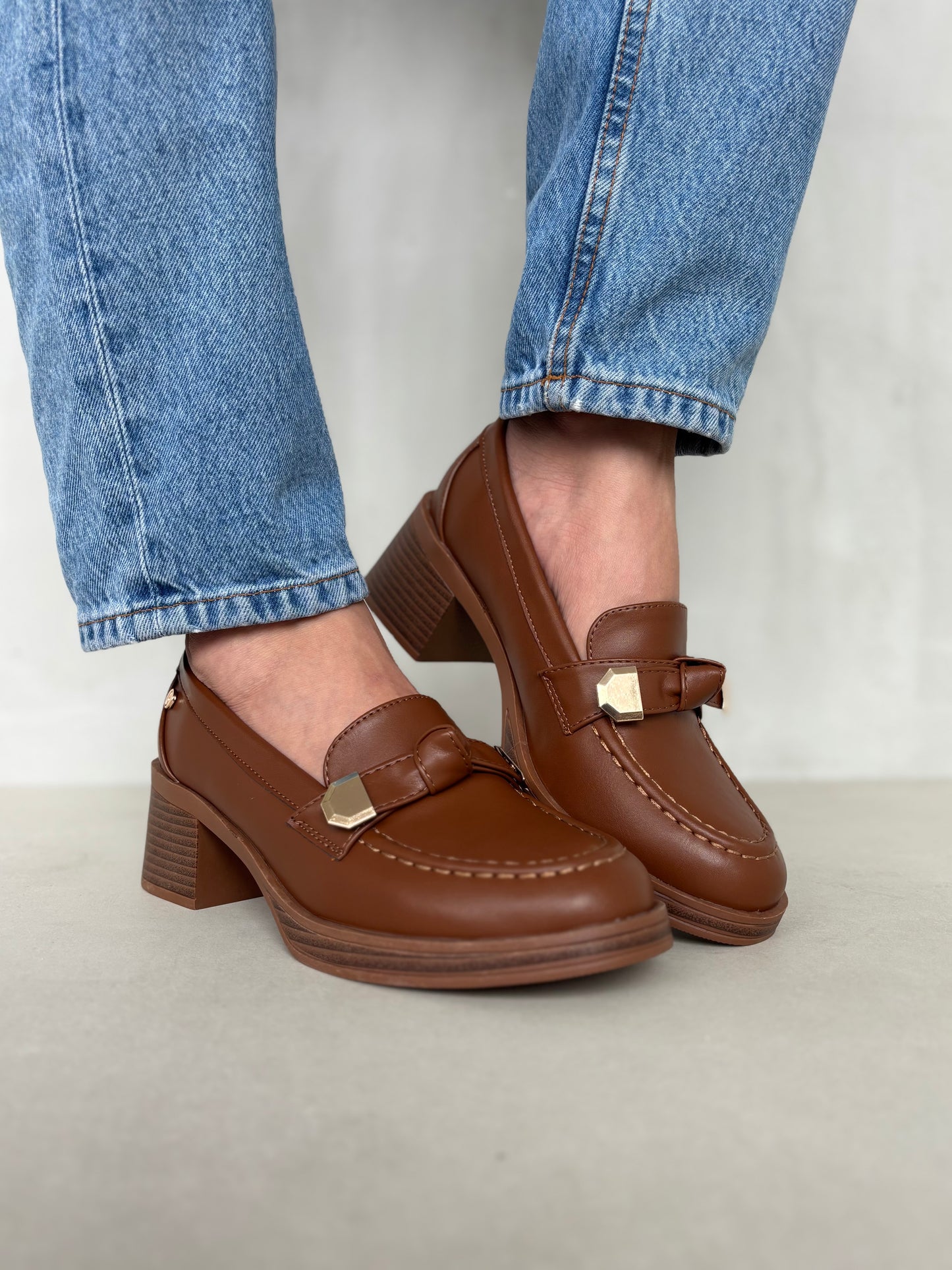 14007 - Mocasines de Tacón