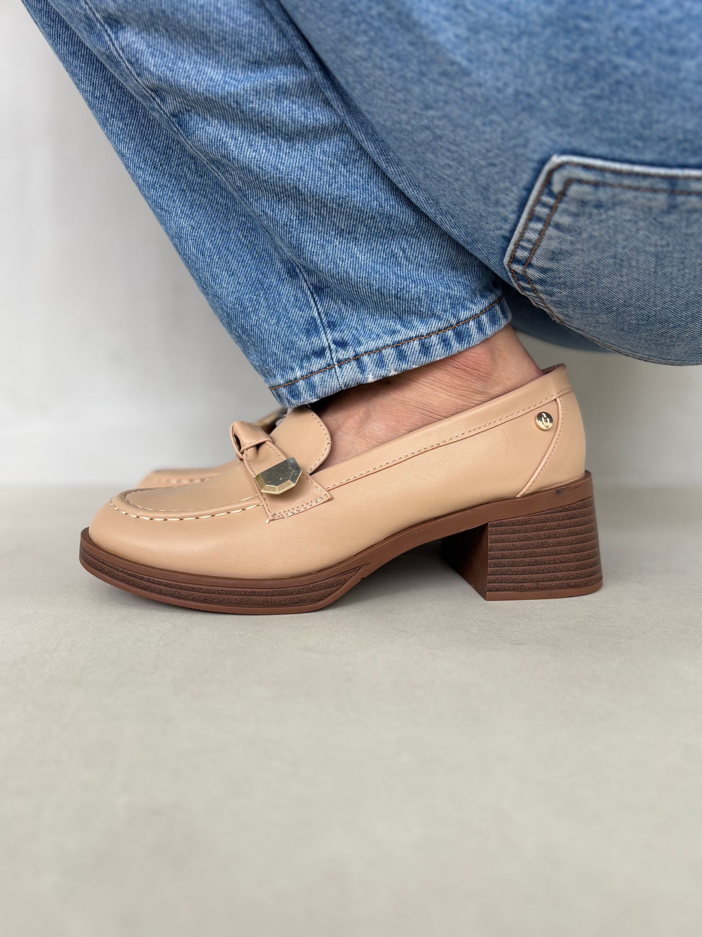 14004 - Mocasines de Tacón