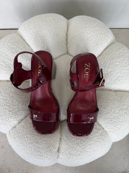 Sandalias 14909 z013 burgundy