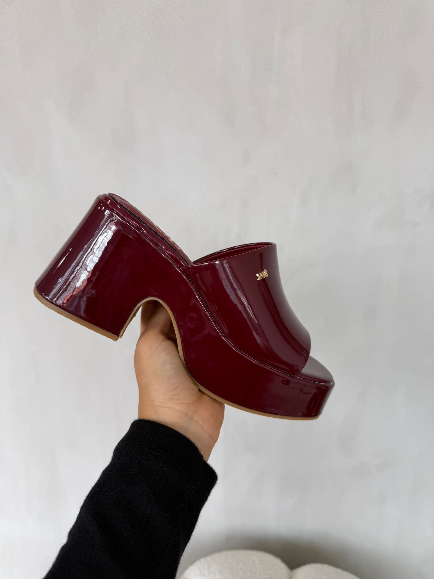 Sandalias 14918 z016 burgundy
