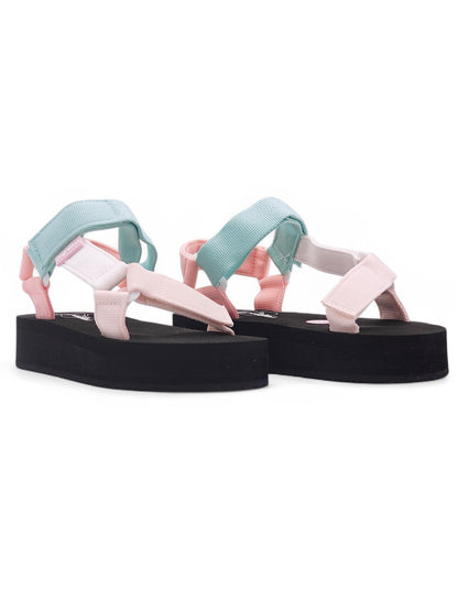 14054 - Sandalias Multicolor con Plataforma