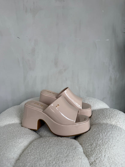 Sandalias 14916 z016 beige patent