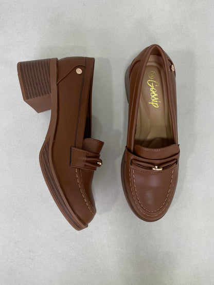 14000 - Mocasines de Tacón Grueso