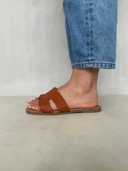 14023-Sandalias Planas de Mujer Tipo Slide