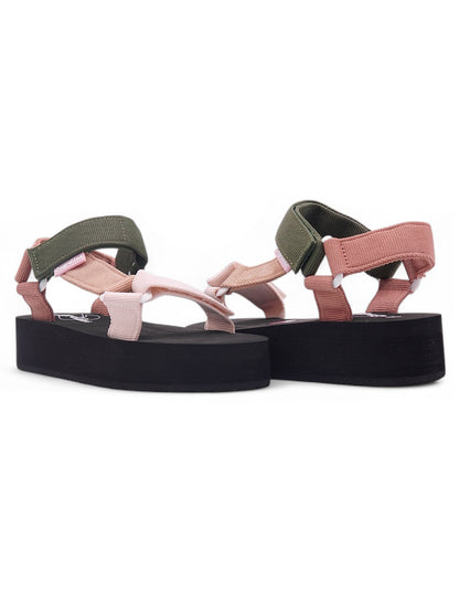14053 - Sandalias Multicolor con Plataforma