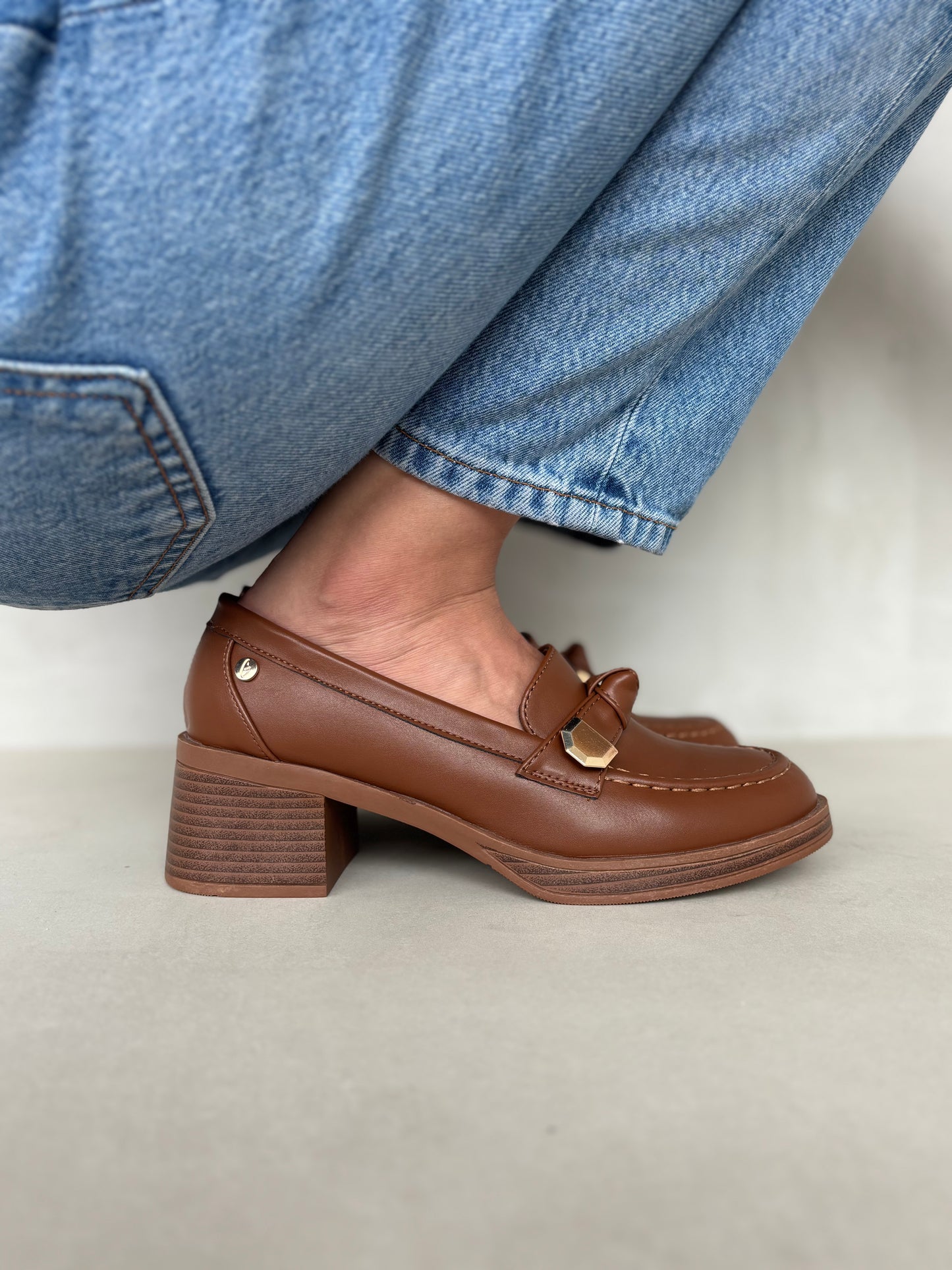 14007 - Mocasines de Tacón