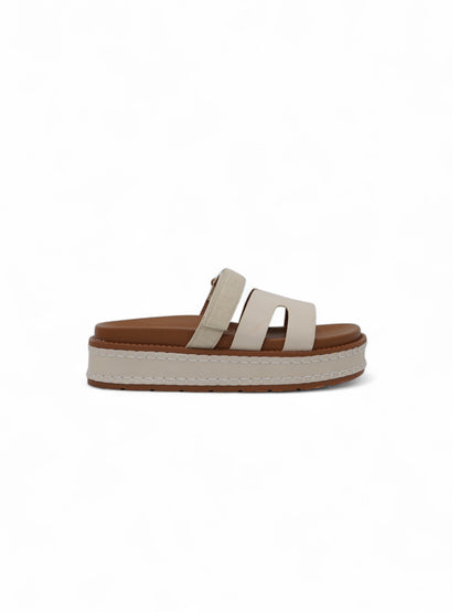 14346 – Sandalias Beige con Plataforma y Detalle Trenzado