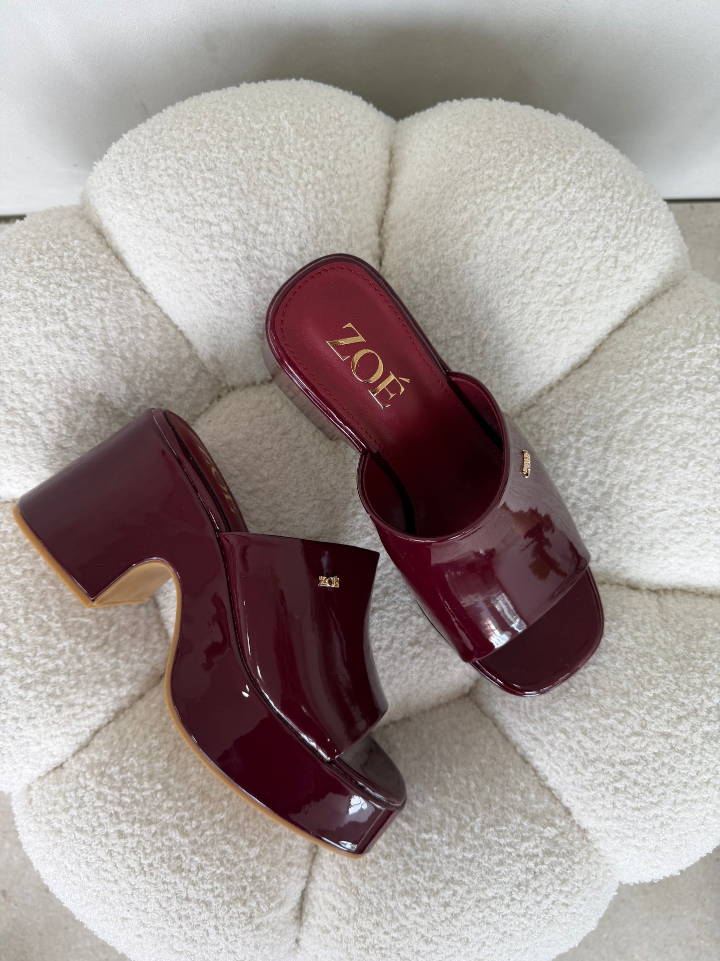 Sandalias 14918 z016 burgundy