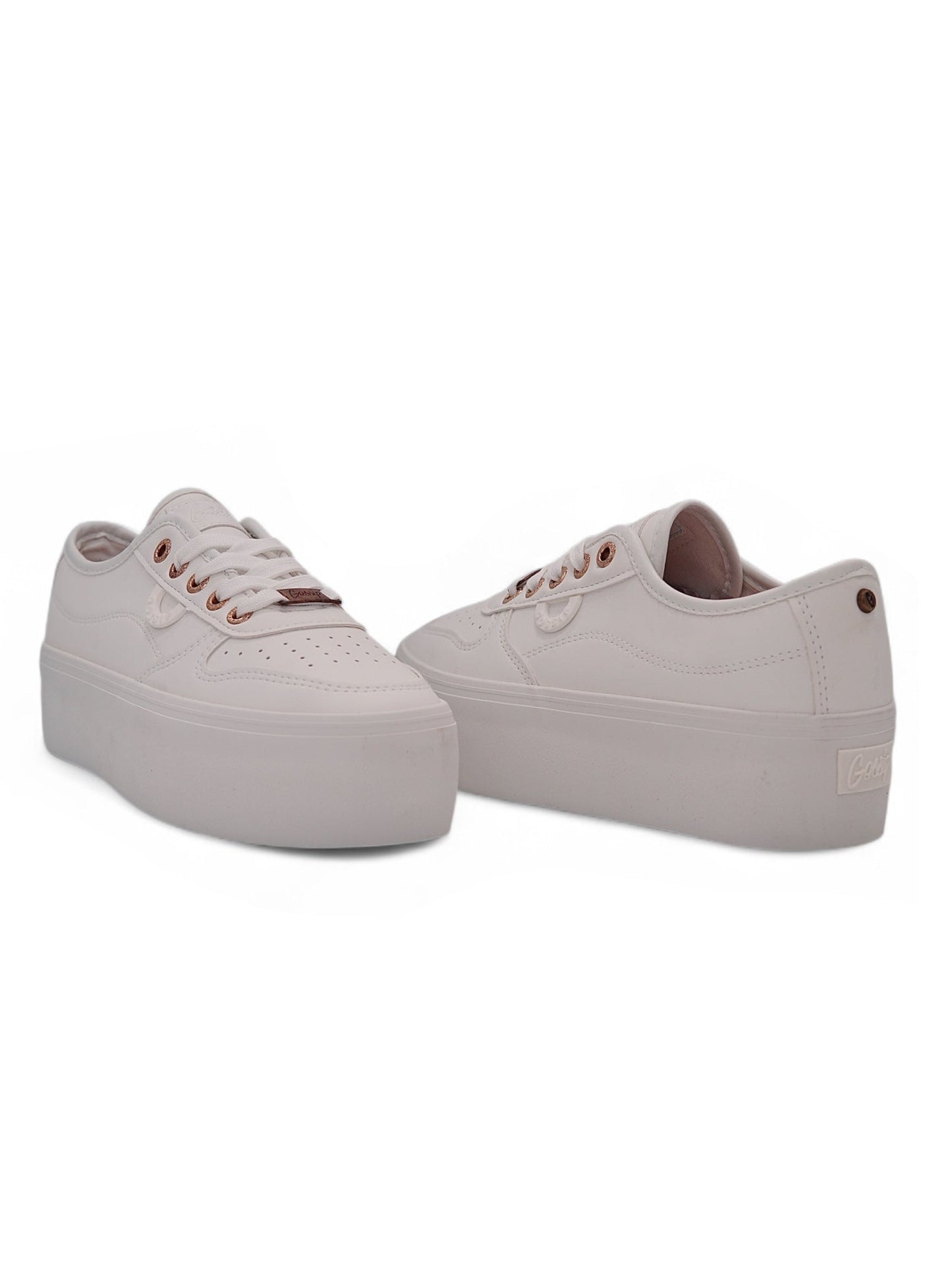 13996 - Tenis para Mujer en Blanco con Plataforma