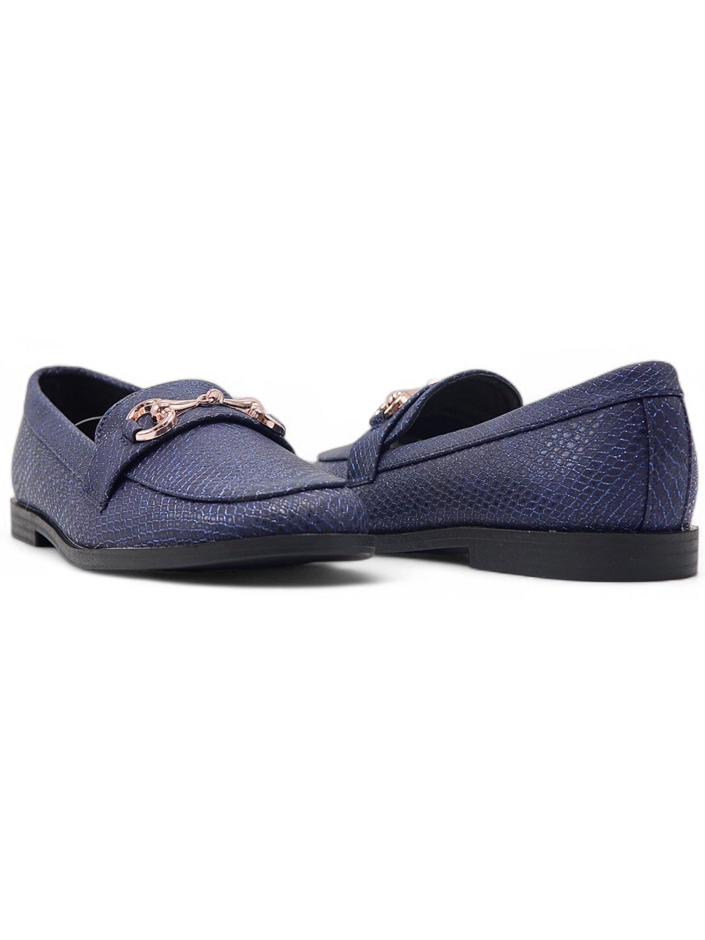 11324 - Mocasín Casual con Textura Reptil