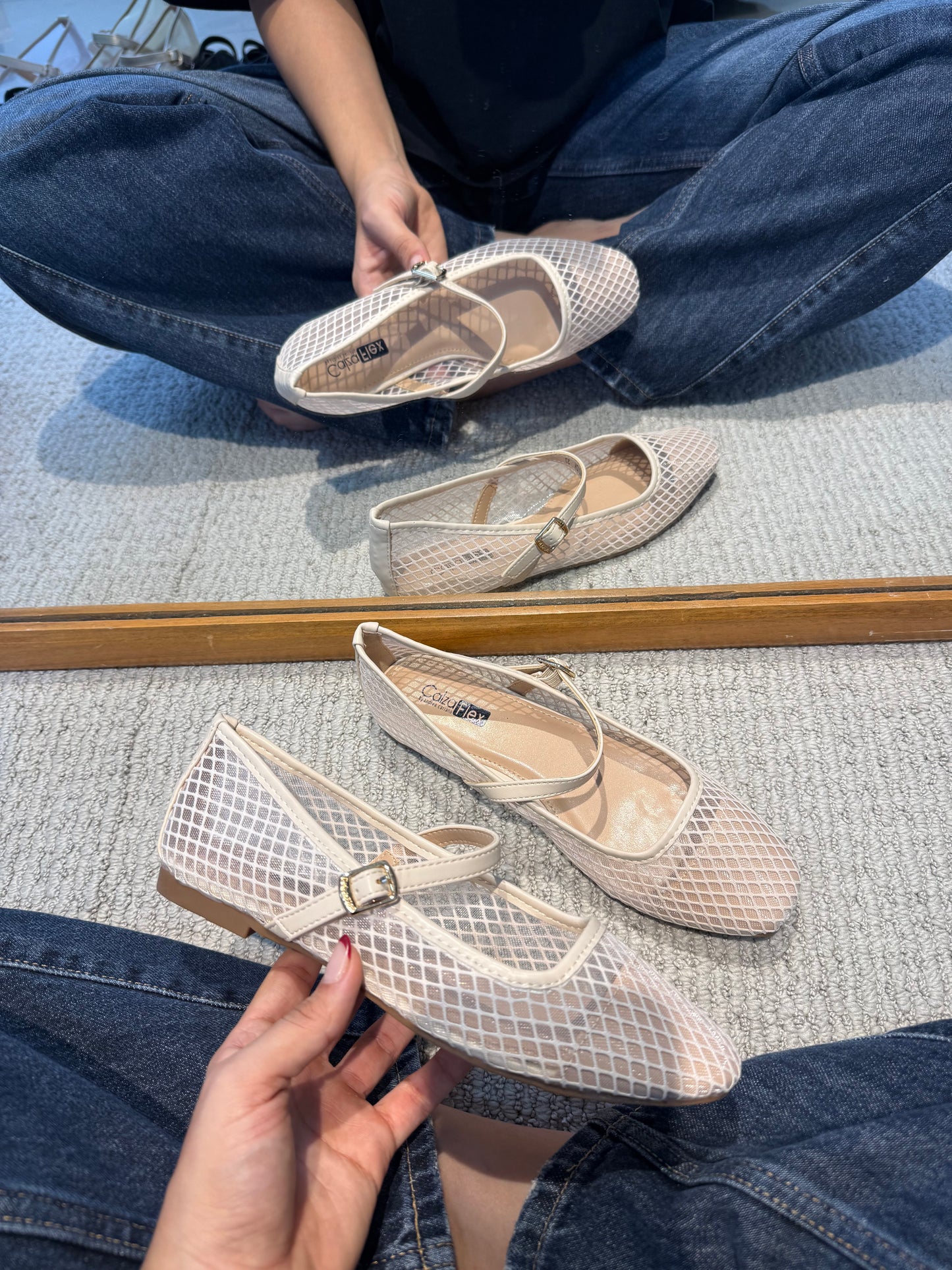 Bailarinas Beige 13765 Hebilla Mary Jane Casual de mujer Zoé Brand Costa Rica