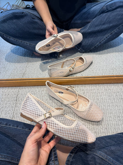 Bailarinas Beige 13765 Hebilla Mary Jane Casual de mujer Zoé Brand Costa Rica