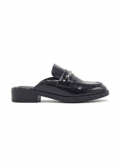 14074-Zuecos Tipo Mocasín para Mujer