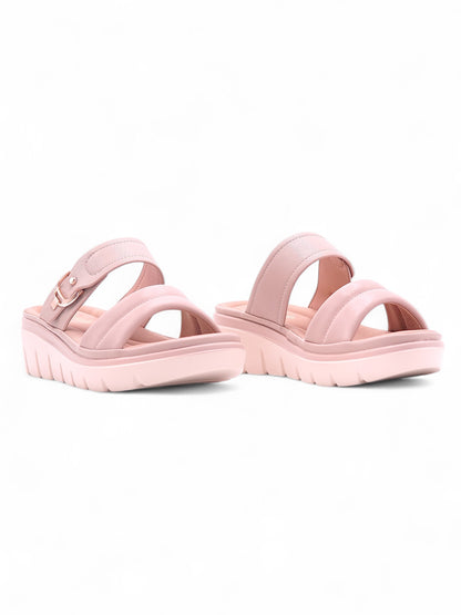 14031-Sandalias con Plataforma y Detalle Metálico