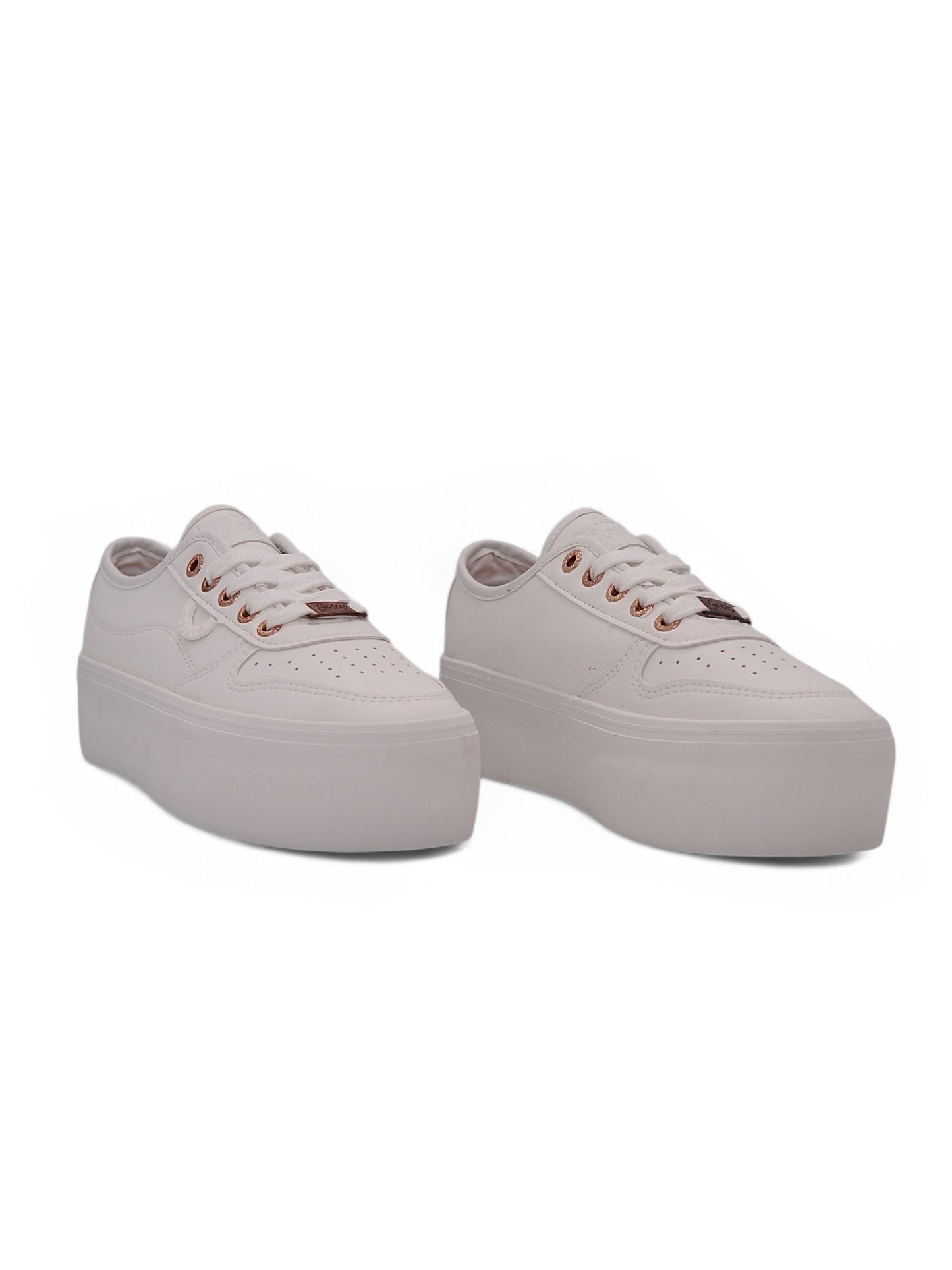 13996 - Tenis para Mujer en Blanco con Plataforma