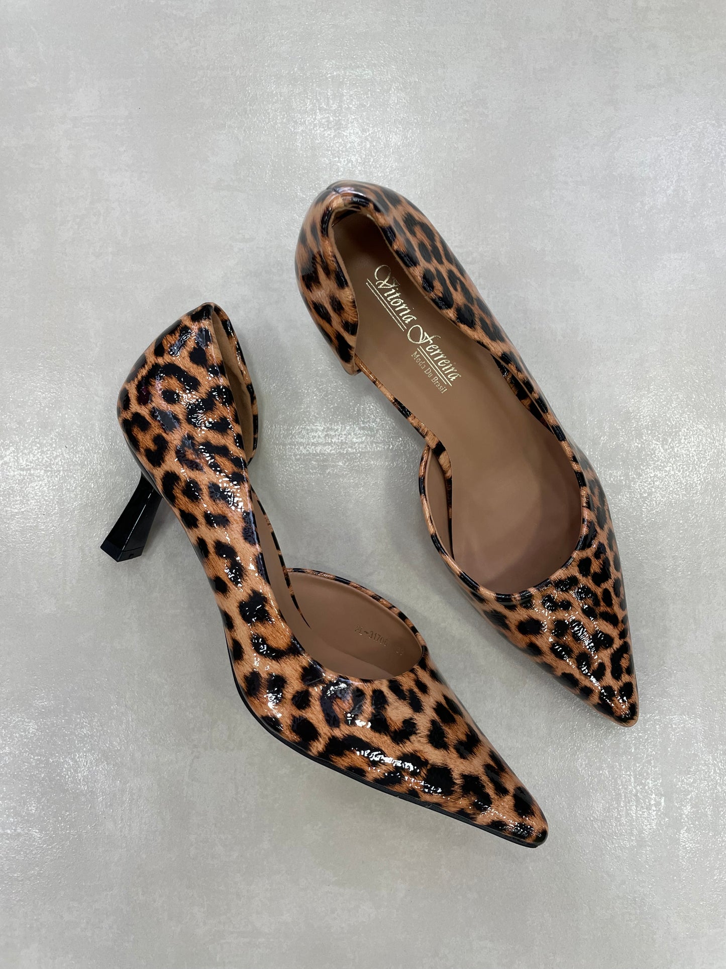14424 – Zapatos de Tacón Animal Print de Leopardo