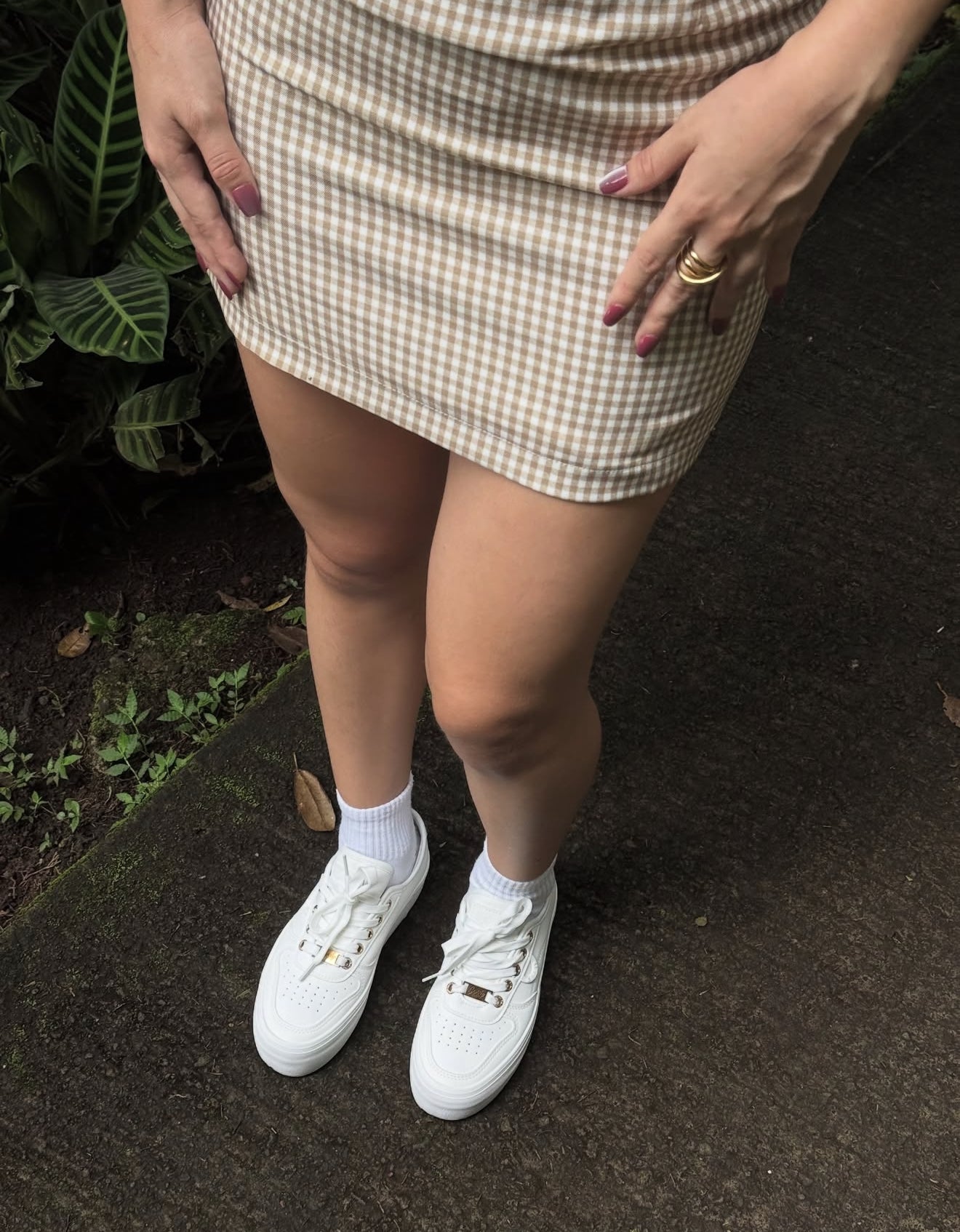 13996 - Tenis para Mujer en Blanco con Plataforma