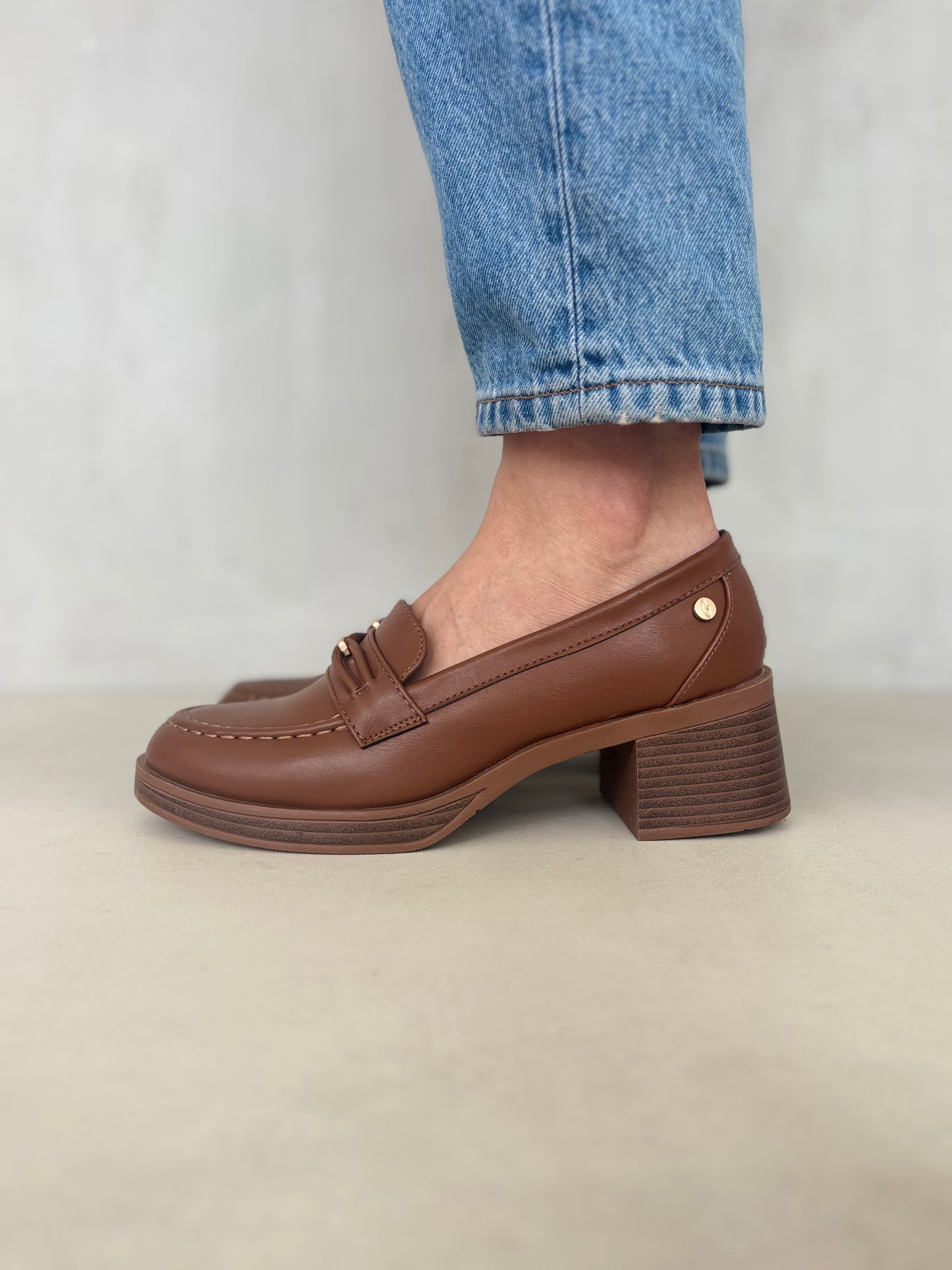 14000 - Mocasines de Tacón Grueso