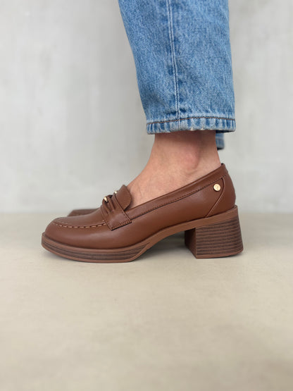 14000 - Mocasines de Tacón Grueso