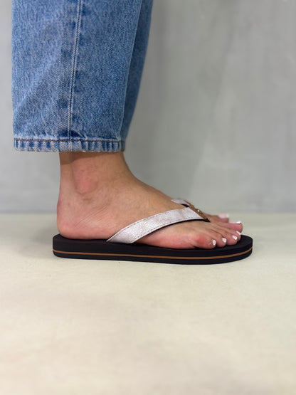 14388/B-JG-03037-BL/DK BROWN /JOGO/10--25/ELBROS INTERNACIONAL/CHANCLETA PARA DAMA/ZM