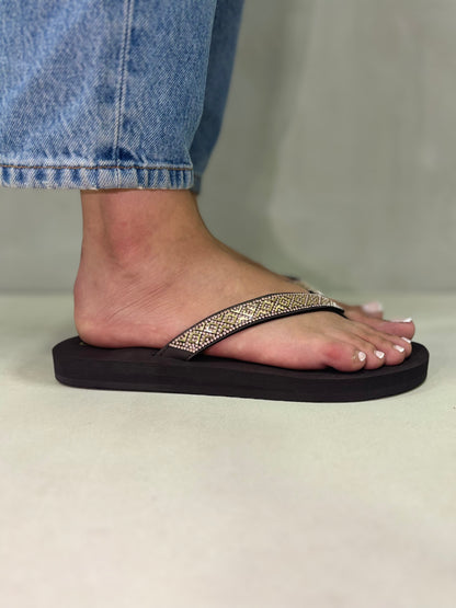 14384/B-JG-04651-L/DK BROWN /JOGO/10--25/ELBROS INTERNACIONAL/CHANCLETA PARA DAMA/ZM