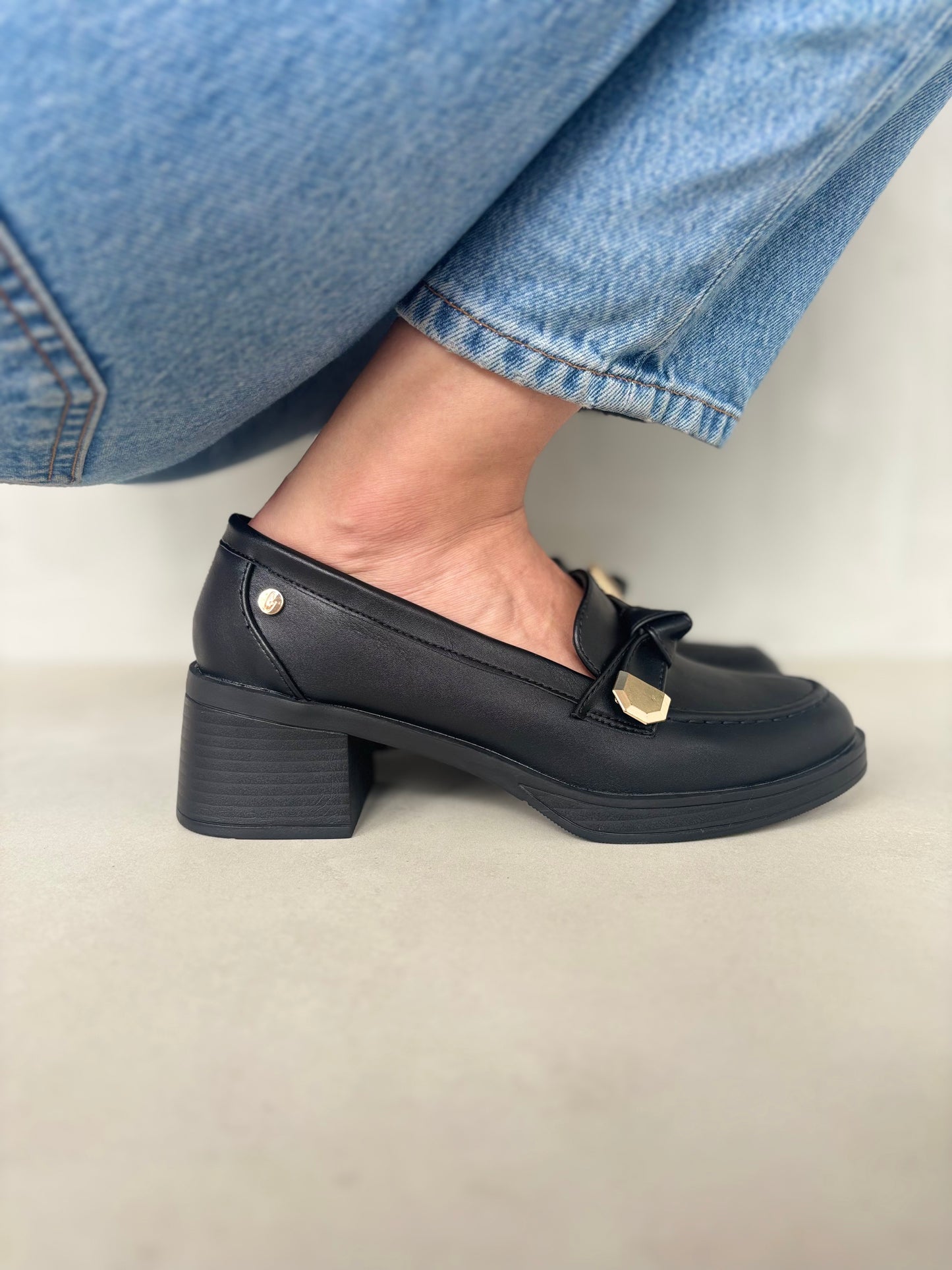 14005 - Mocasines de Tacón