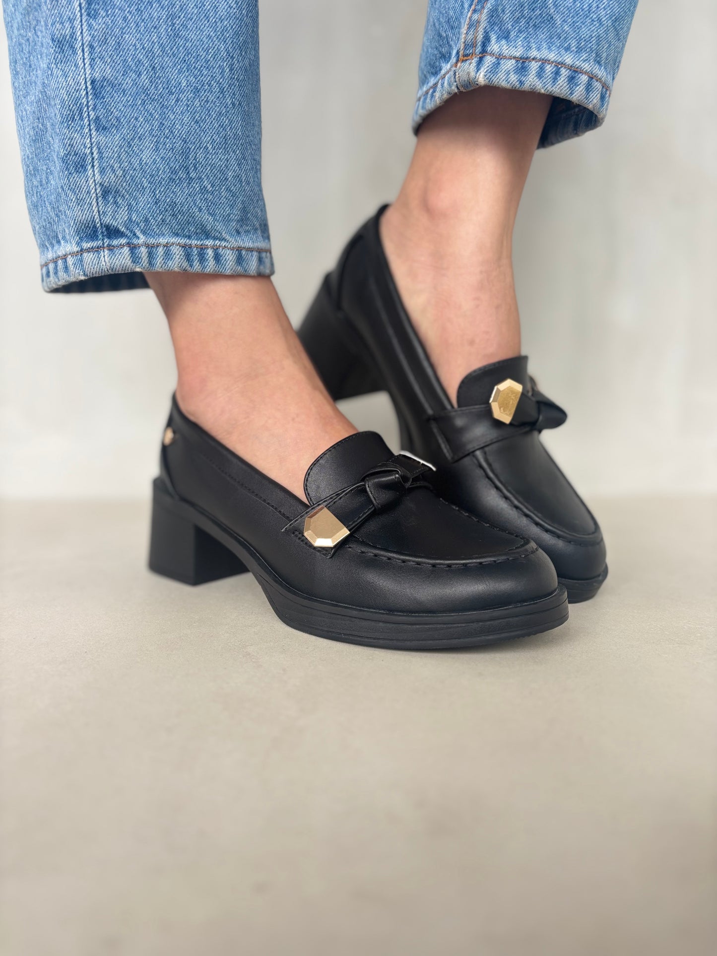 14005 - Mocasines de Tacón