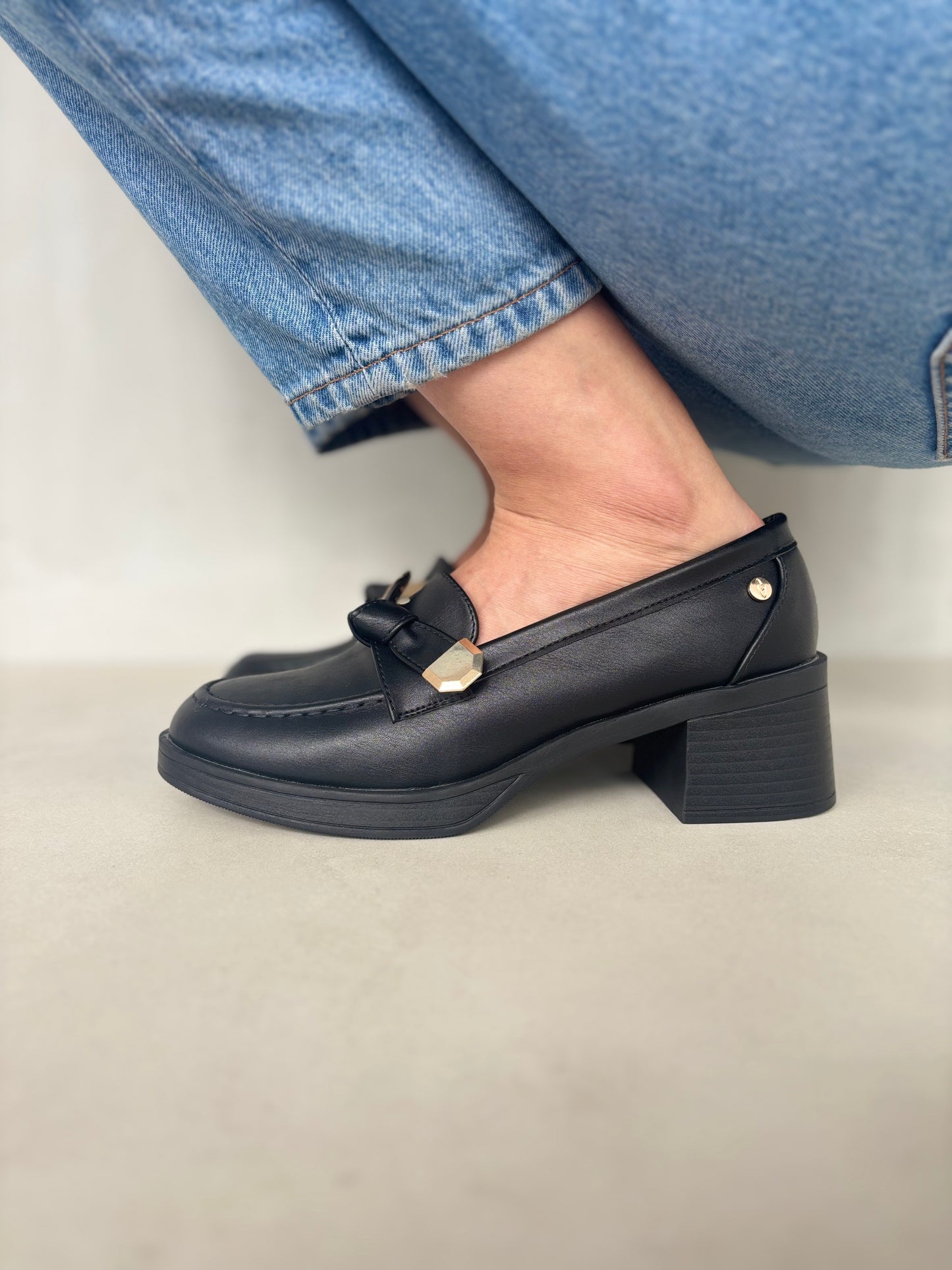 14005 - Mocasines de Tacón