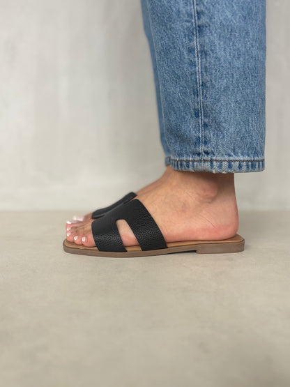 14022-Sandalias Planas de Mujer Tipo Slide