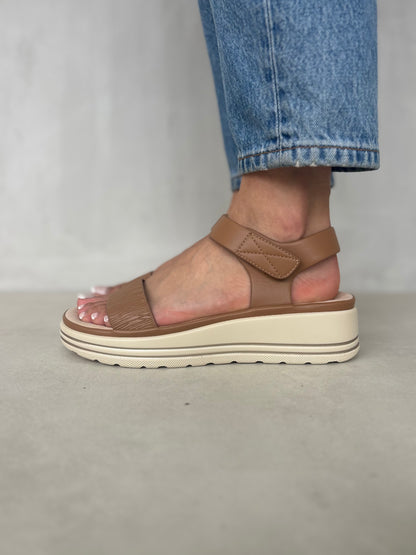 14036 - Sandalias de Plataforma con Tira Elástica