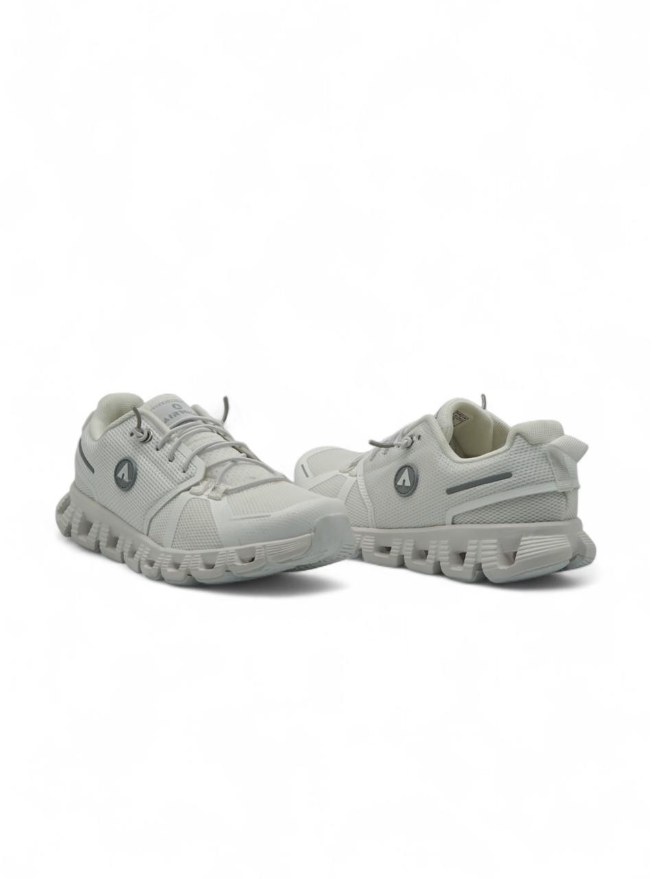 14288 – Tenis Deportivos Blancos con Suela Airflow y Tejido Técnico Transpirable