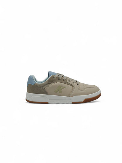 14242 – Tenis beige con celeste para dama Kelme