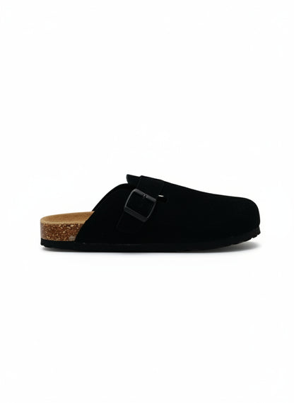 14372 – Sandalias tipo zueco color negro Unisex | Boston Zoé Shoes