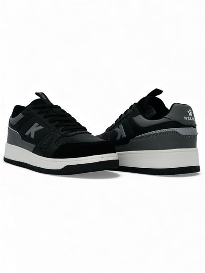 14243 – Tenis negros y grises deportivos para caballero Kelme