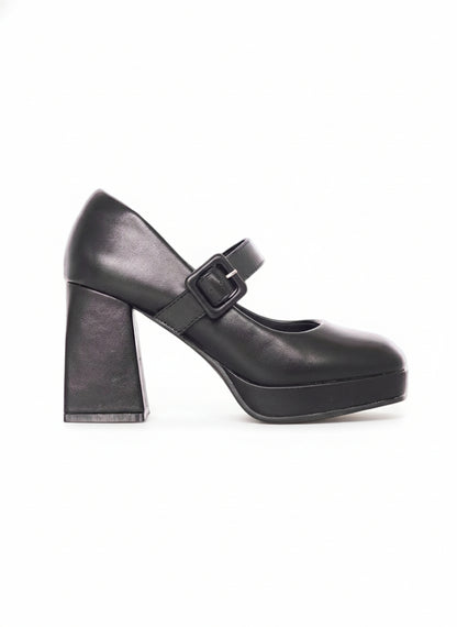 13763 - Zapatos de Plataforma para Mujer en Color Negro