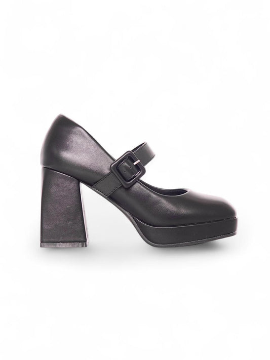13763 - Zapatos de Plataforma para Mujer en Color Negro